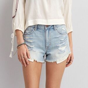 American Eagle Hi-Rise Festival Shortie Shorts